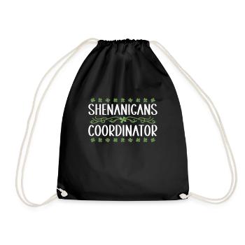 Coordonnatrice de Shenanigan’s de Merry St. Patrick’s - Sac de sport léger - noir - Devant