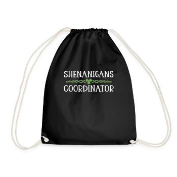 Coordonnatrice de Shenanigan’s de Merry St. Patrick’s - Sac de sport léger - noir - Devant