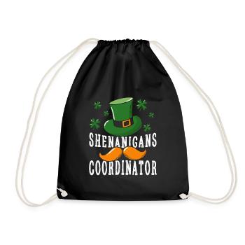 Coordonnatrice de Shenanigan’s de Merry St. Patrick’s - Sac de sport léger - noir - Devant
