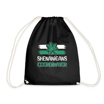 Coordonnatrice de Shenanigan’s de Merry St. Patrick’s - Sac de sport léger - noir - Devant