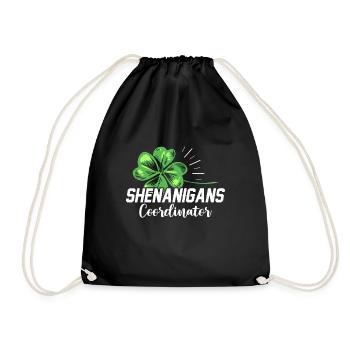 Coordonnatrice de Shenanigan’s de Merry St. Patrick’s - Sac de sport léger - noir - Devant
