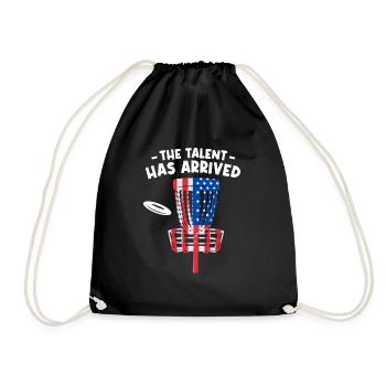 The Talent Has Arrived - Drawstring Bag - black - Front