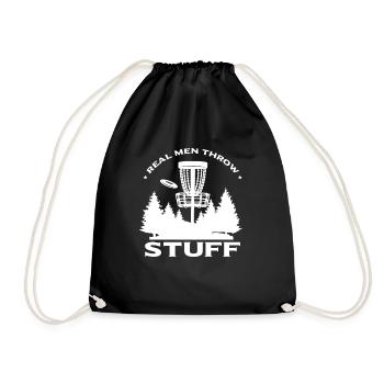 Drôle de lecteur de disc golf Frisbee - Sac de sport léger - noir - Devant