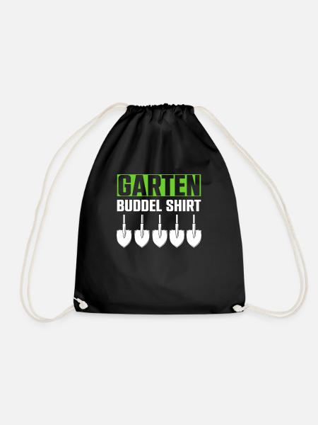 Garten Buddel - Turnbeutel - Schwarz