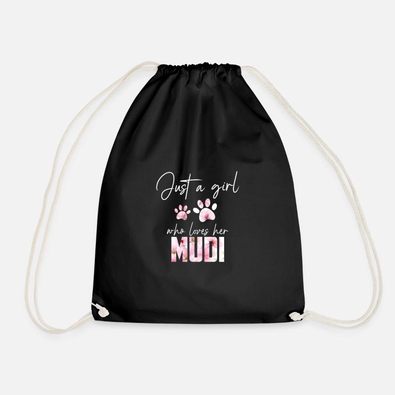 Mudi - Turnbeutel - Schwarz