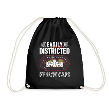 Articulated by Slot Cars - Slot Car - Drawstring Bag - black - Front