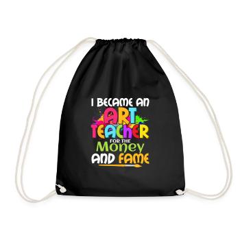 Je suis devenu professeur d’art pour l’argent et la renommée Edu - Sac de sport léger - noir - Devant
