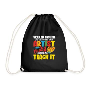 Assez habile pour devenir une école d’artiste Art Teac - Sac de sport léger - noir - Devant