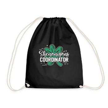 Coordonnatrice de Shenanigan’s de Merry St. Patrick’s - Sac de sport léger - noir - Devant