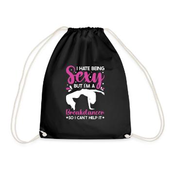 Break Dancing - Drawstring Bag - black - Front