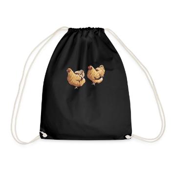 Brahma Chicken I Chicken Poultry Motif pour - Sac de sport léger - noir - Devant