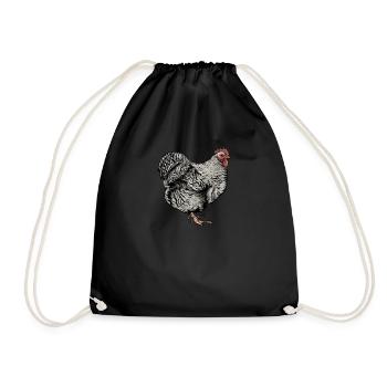 Brahma Chicken I Chicken Poultry Motif pour - Sac de sport léger - noir - Devant
