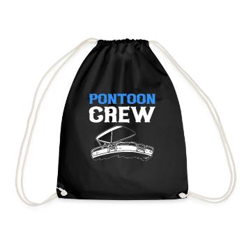 Équipage ponton pour la navigation de ponton. - Sac de sport léger - noir - Devant