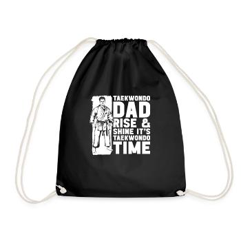 Taekwondo Père Taekwondo - Sac de sport léger - noir - Devant