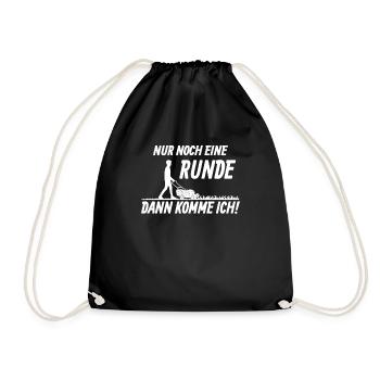 Gardener Accessories Garden Motif - Drawstring Bag - black - Front