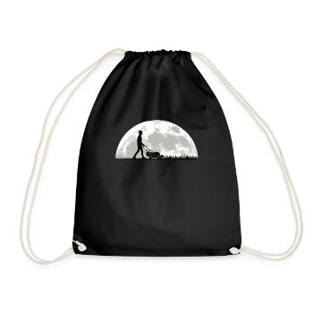 Gardener Accessories Garden Motif - Drawstring Bag - black - Front