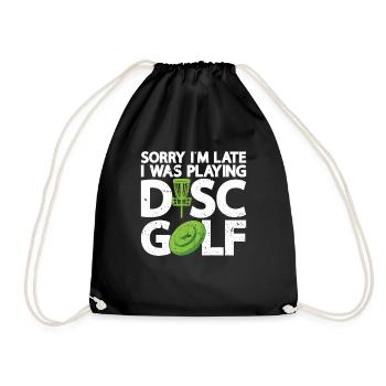 Disque de golf Frisbee - Sac de sport léger - noir - Devant