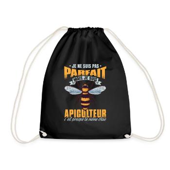 Je Suis Apiculteur - Sac de sport léger - noir - Devant