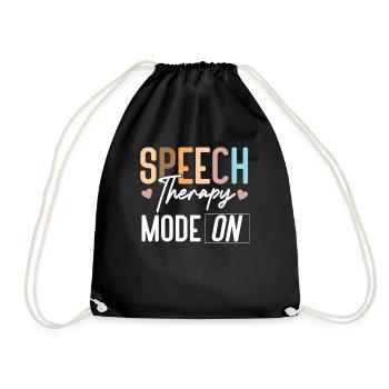 Assistant orthophoniste - Sac de sport léger - noir - Devant