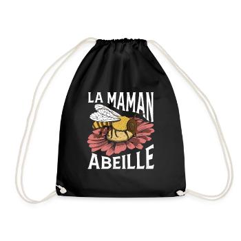 Maman Apicultrice Fête Des Mères - Sac de sport léger - noir - Devant