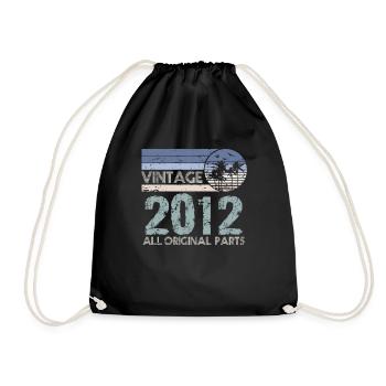 Limited Edition 2012 Vintage - Turnbeutel - Schwarz - Vorne