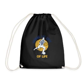Gagner le jeu de la vie Cool Football Designs - Sac de sport léger - noir - Devant