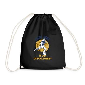 Every Game Is An Opportunity Cool Football Designs - Turnbeutel - Schwarz - Vorne