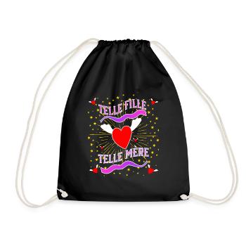 telle fille 1 - Sac de sport léger - noir - Devant