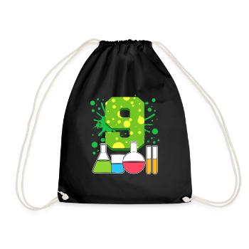 9e anniversaire. 9 ans. Anniversaire du - Sac de sport léger - noir - Devant