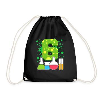6e anniversaire. 6 ans. Anniversaire du - Sac de sport léger - noir - Devant