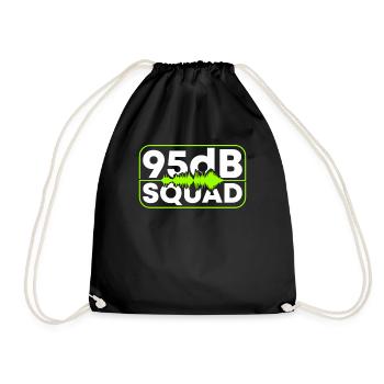 Escouade 95dB. Asl Awareness Hand Signal Language Deaf - Sac de sport léger - noir - Devant
