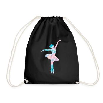 Ballet - Drawstring Bag - black - Front