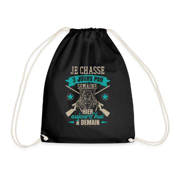 Chasseur Diction Chasse - Sac de sport léger - noir - Devant