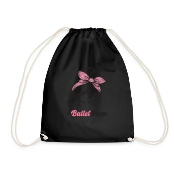 Ballet - Drawstring Bag - black - Front