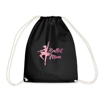 Ballet - Drawstring Bag - black - Front