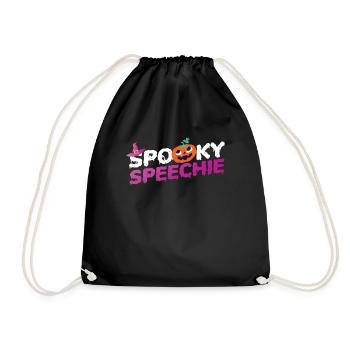 Speech Therapist Therapy Assistant - Drawstring Bag - black - Front
