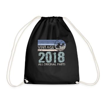 Limited Edition 2018 Vintage - Turnbeutel - Schwarz - Vorne