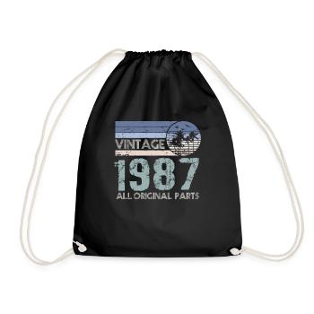 Edition Limitée Millésime 1987 - Sac de sport léger - noir - Devant