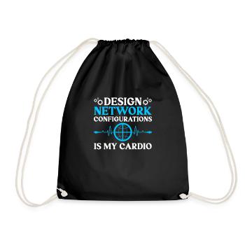 Computer Network Technology Network Engineer - Drawstring Bag - black - Front