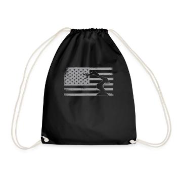 Ingénieur en robotique robotique américain - Sac de sport léger - noir - Devant