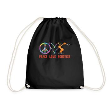 Ingénieur en robotique robotique Tie Dye - Sac de sport léger - noir - Devant