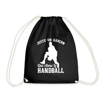 Enfant Handball Handballeur Sport - Sac de sport léger - noir - Devant