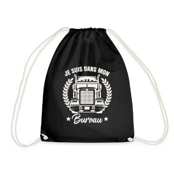 Je Suis Dans Mon Bureau - Sac de sport léger - noir - Devant