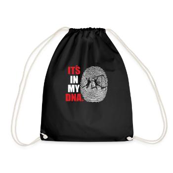 Accessoires de handball motif handball - Sac de sport léger - noir - Devant
