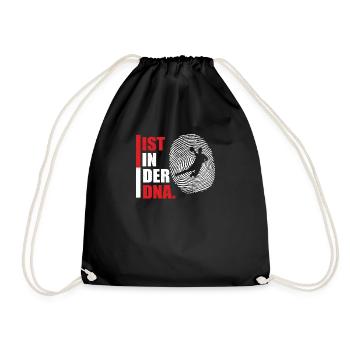 Accessoires de handball motif handball - Sac de sport léger - noir - Devant