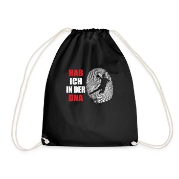 Accessoires de handball motif handball - Sac de sport léger - noir - Devant