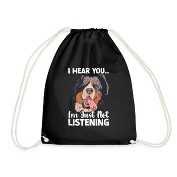 Bernese - Drawstring Bag - black - Front