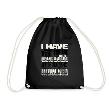 JE N’AI PAS ENCORE ÉTÉ DANS UN JEU OÙ LA CHANCE ÉTAIT IMPLIQUÉE - Sac de sport léger - noir - Devant