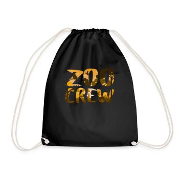 Zoo Crew Zookeepers Wildlife Safari Wildlife - Drawstring Bag - black - Front