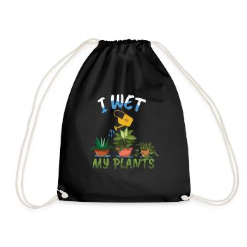 Mouiller mes plantes Drôle de fermier Jardinier amateur - Sac de sport léger - noir - Devant
